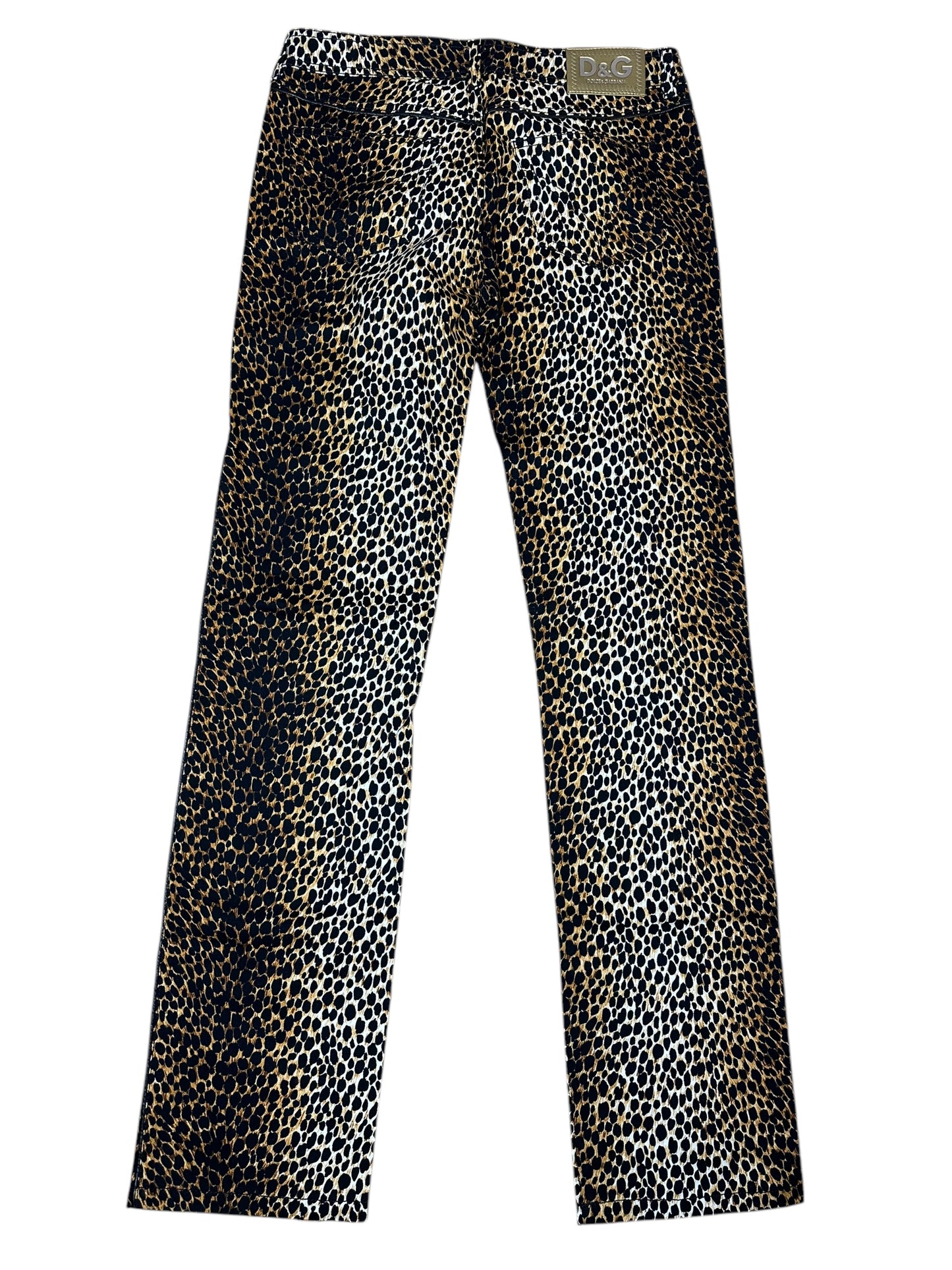 D&G pantalone vintage maculato. (L)