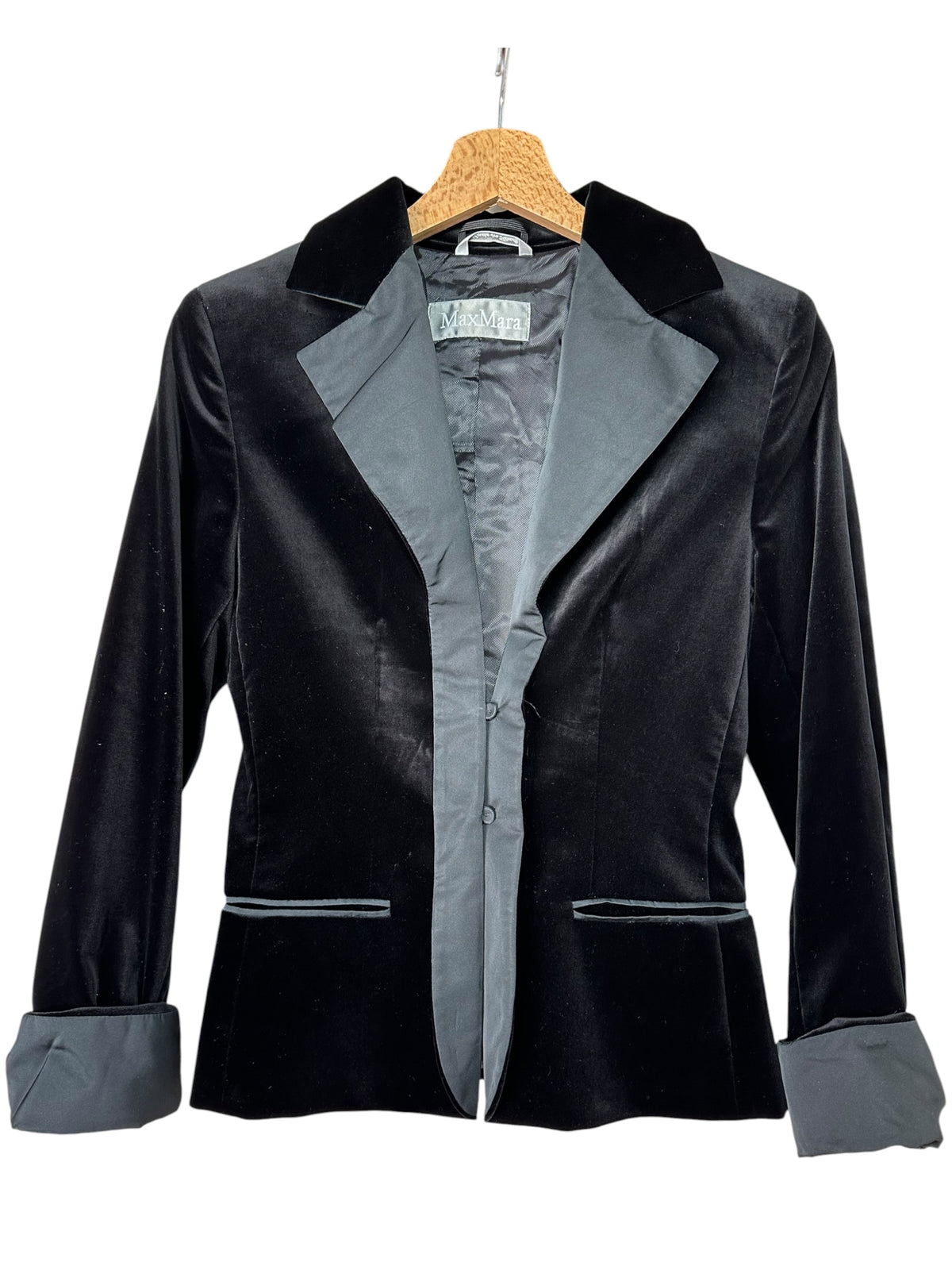 Max Mara blazer in velluto (XS)