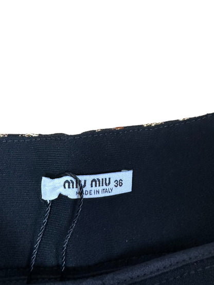 Miu Miu mini gonna maculata (XS)