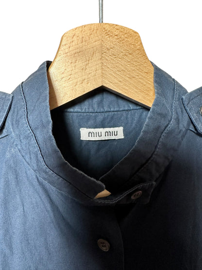 Miu Miu chemisier in cotone — foto 7