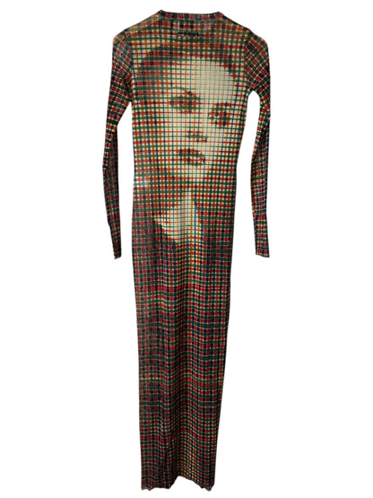 Jean Paul Gaultier maxi abito stampato (M)