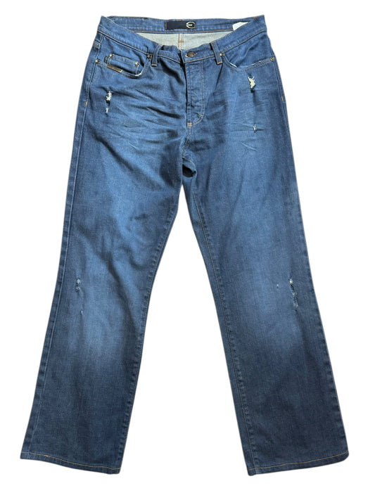 Jeans Just Cavalli uomo blu distressed Made in Italy taglia 33