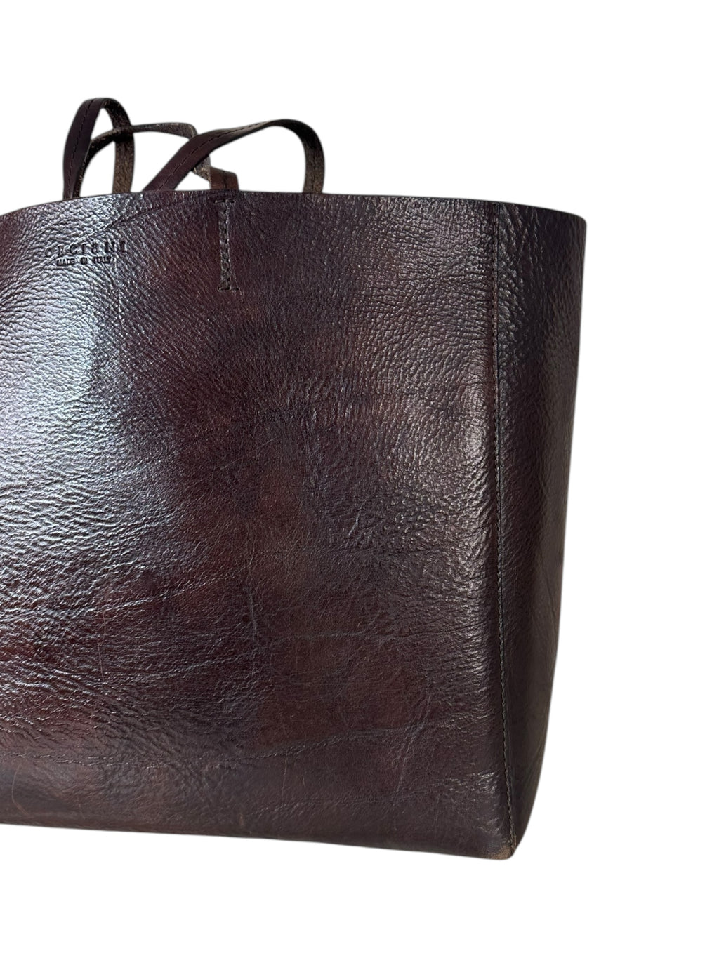 Orciani borsa tote in pelle — foto 4