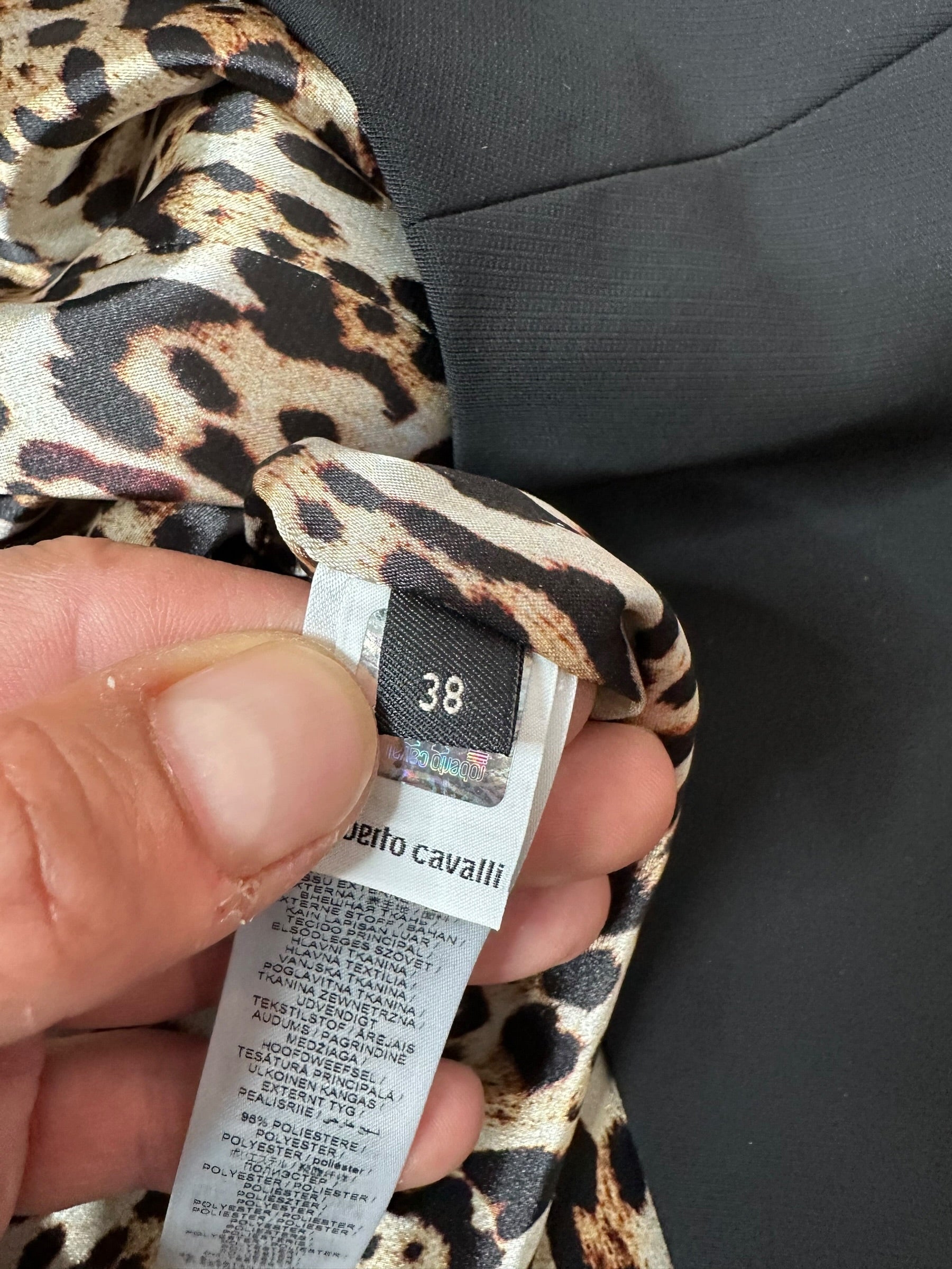 Roberto Cavalli mini abito con spalline — foto 11