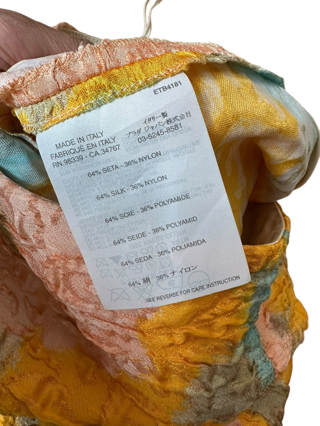 Miu Miu gonna midí stampata — foto 10