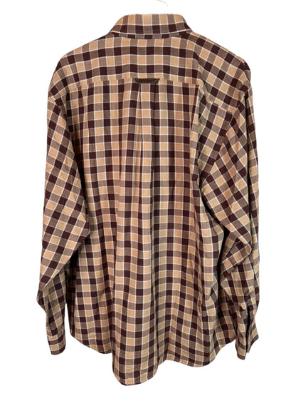 Camicia Barbour a quadri beige marrone cotone taglia XL — foto 7