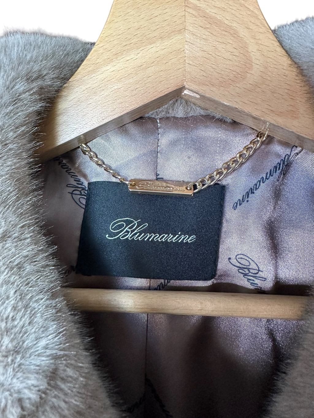 Blumarine ecopelliccia crop (S)