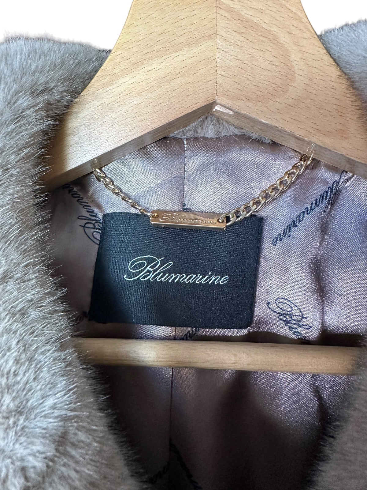 Blumarine ecopelliccia crop (S)