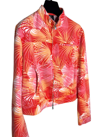 Giacca Versace Vintage Donna – Taglia L – Made in Italy – Jungle Print
