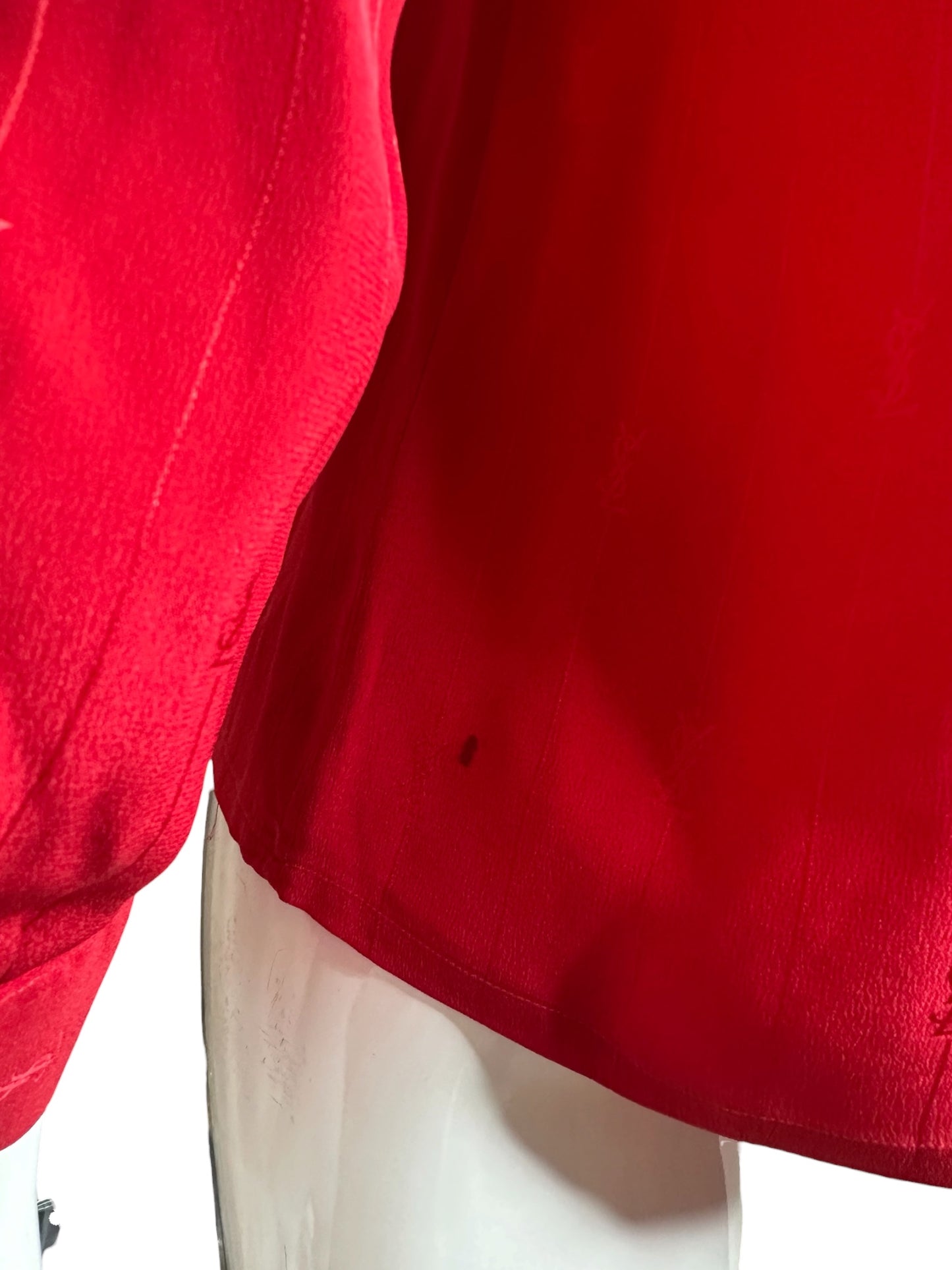 Yves Saint Laurent camicia vintage in seta (M)