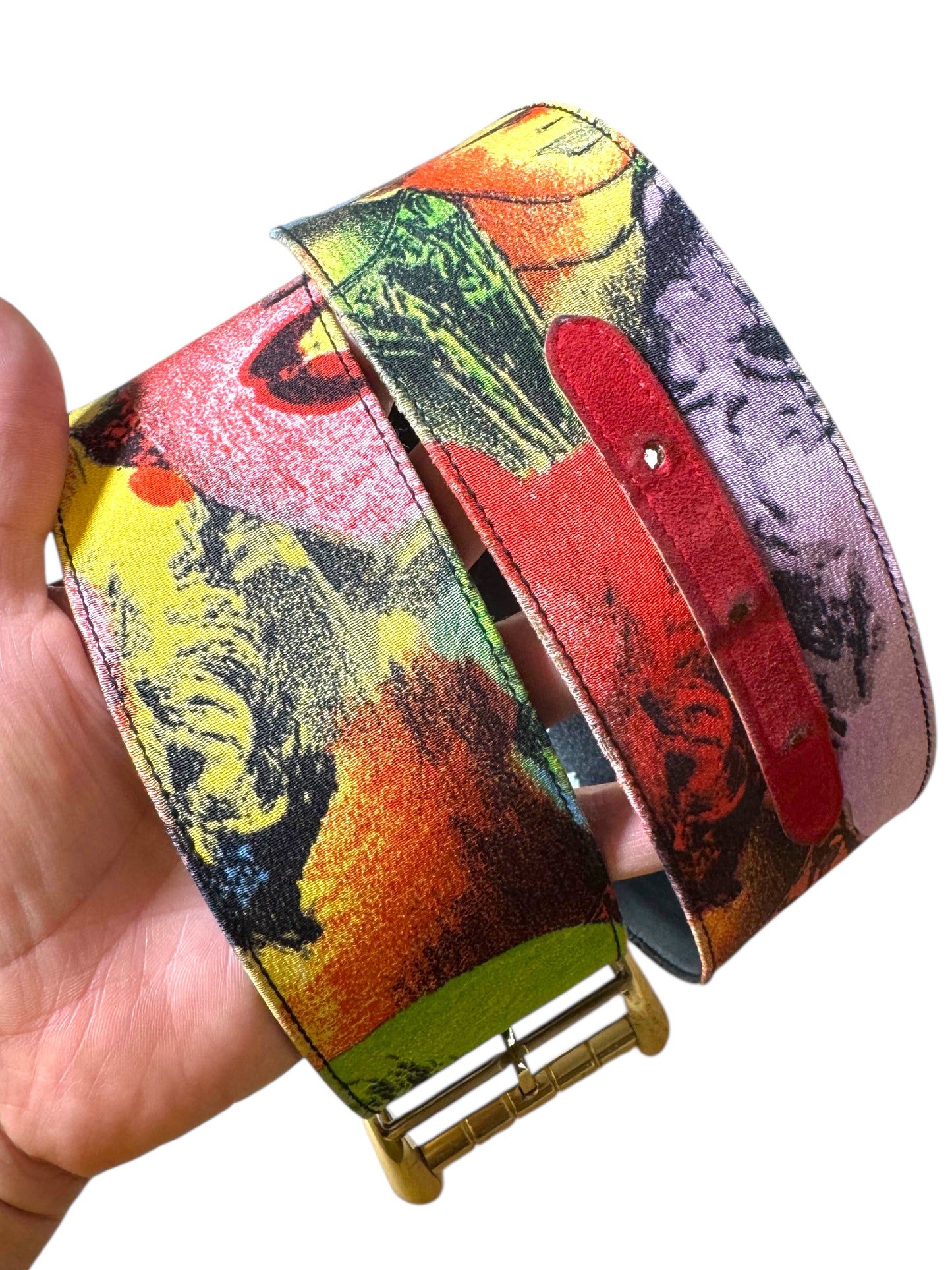 Cintura Vintage Gianni Versace Pop Art Marylin Monroe & James Dean – Anni ’90
