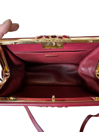 Prada borsa in pelle con frange — foto 18