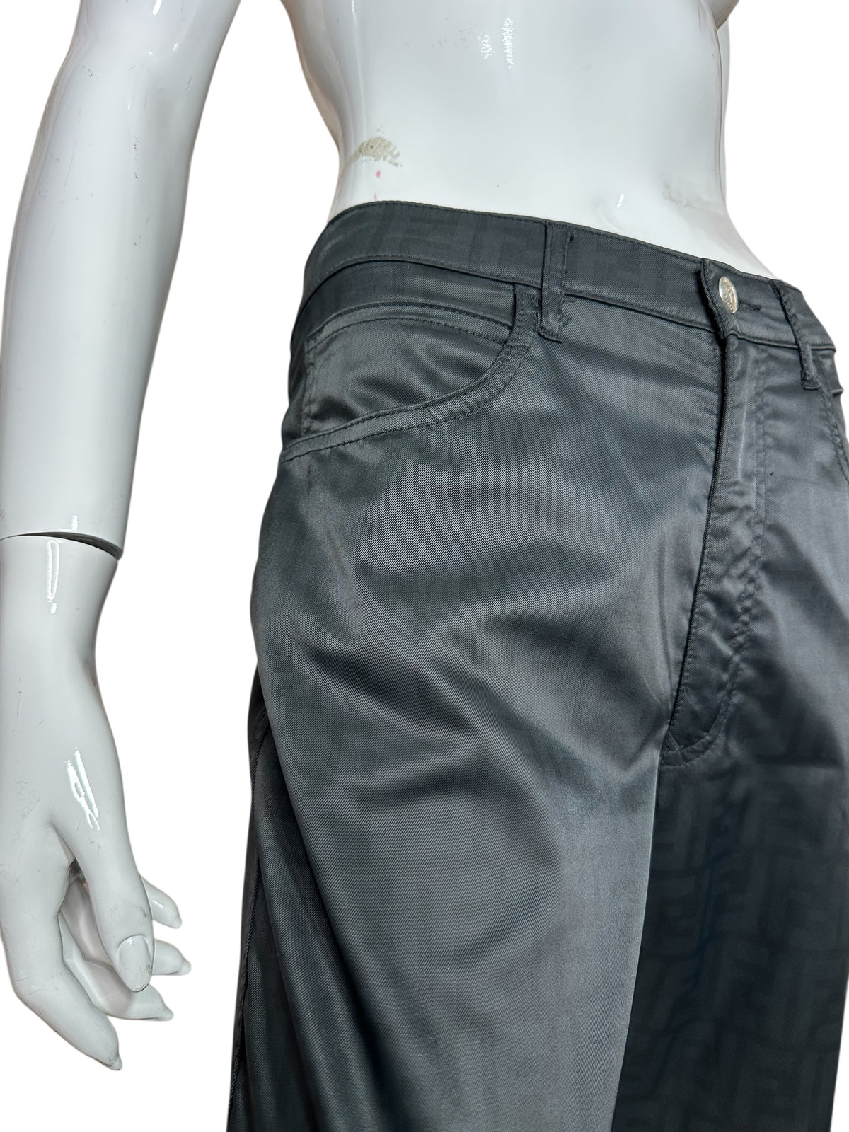 Fendi pantaloni vintage monogram — foto 4