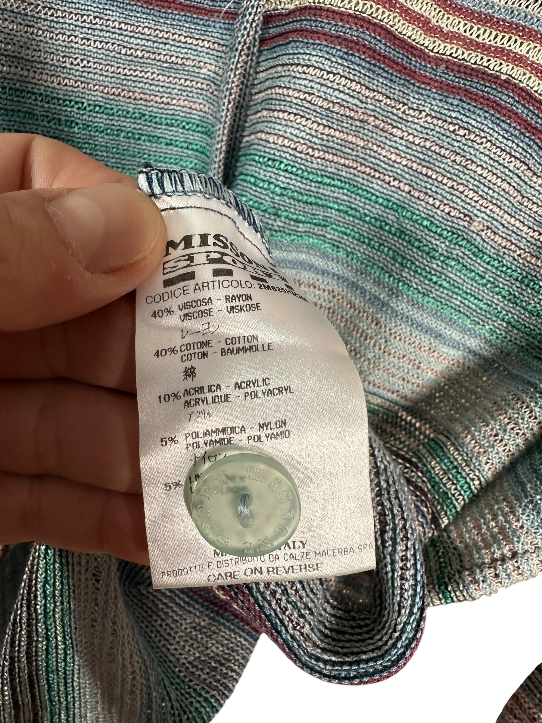 Missoni cardigan vintage in viscosa ( — foto 6