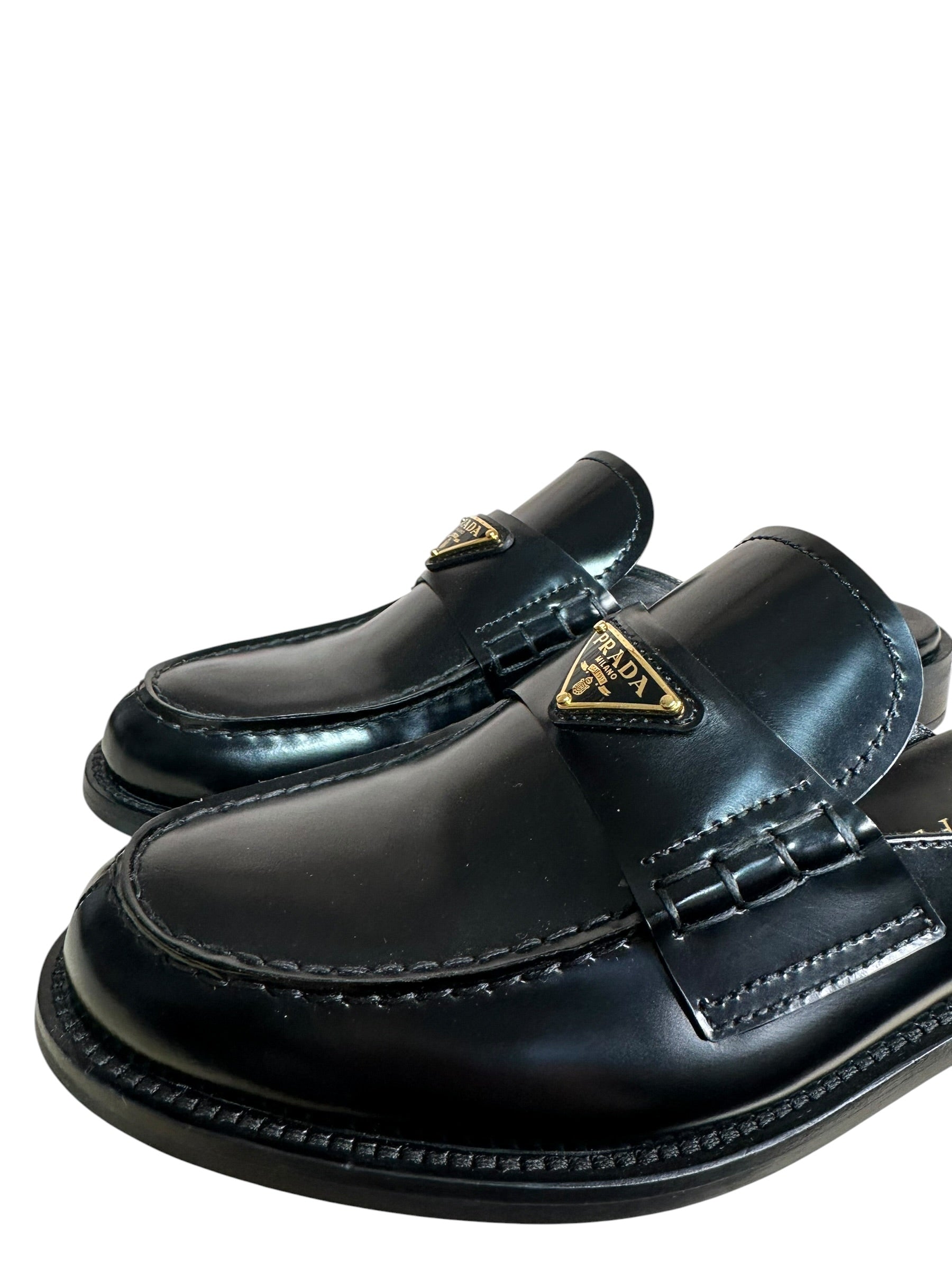Prada mocassino mule in pelle — foto 3