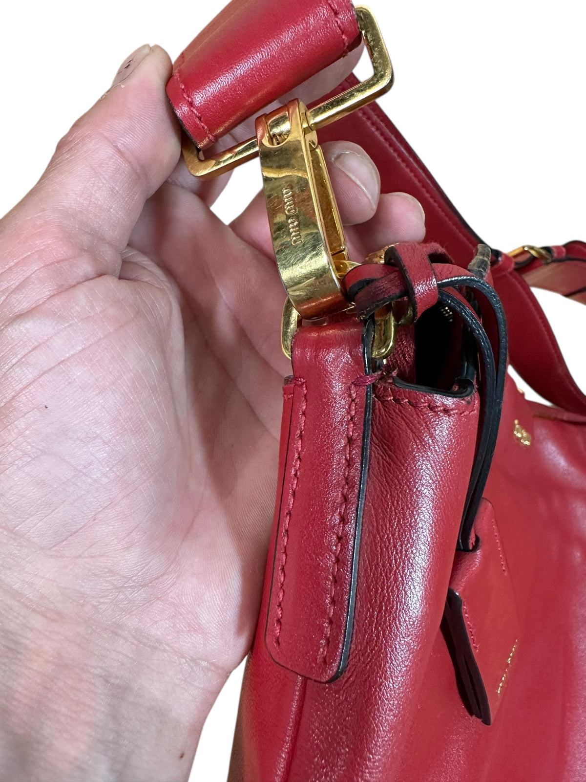 Miu Miu borsa vintage in pelle — foto 11