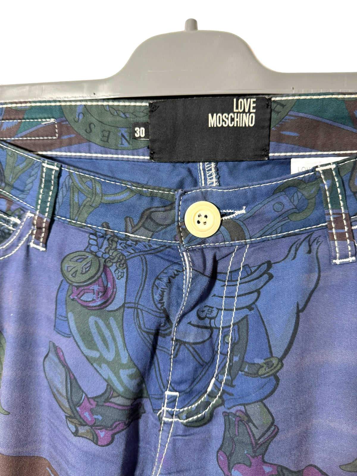 Love Moschino pantaloni in cotone — foto 5