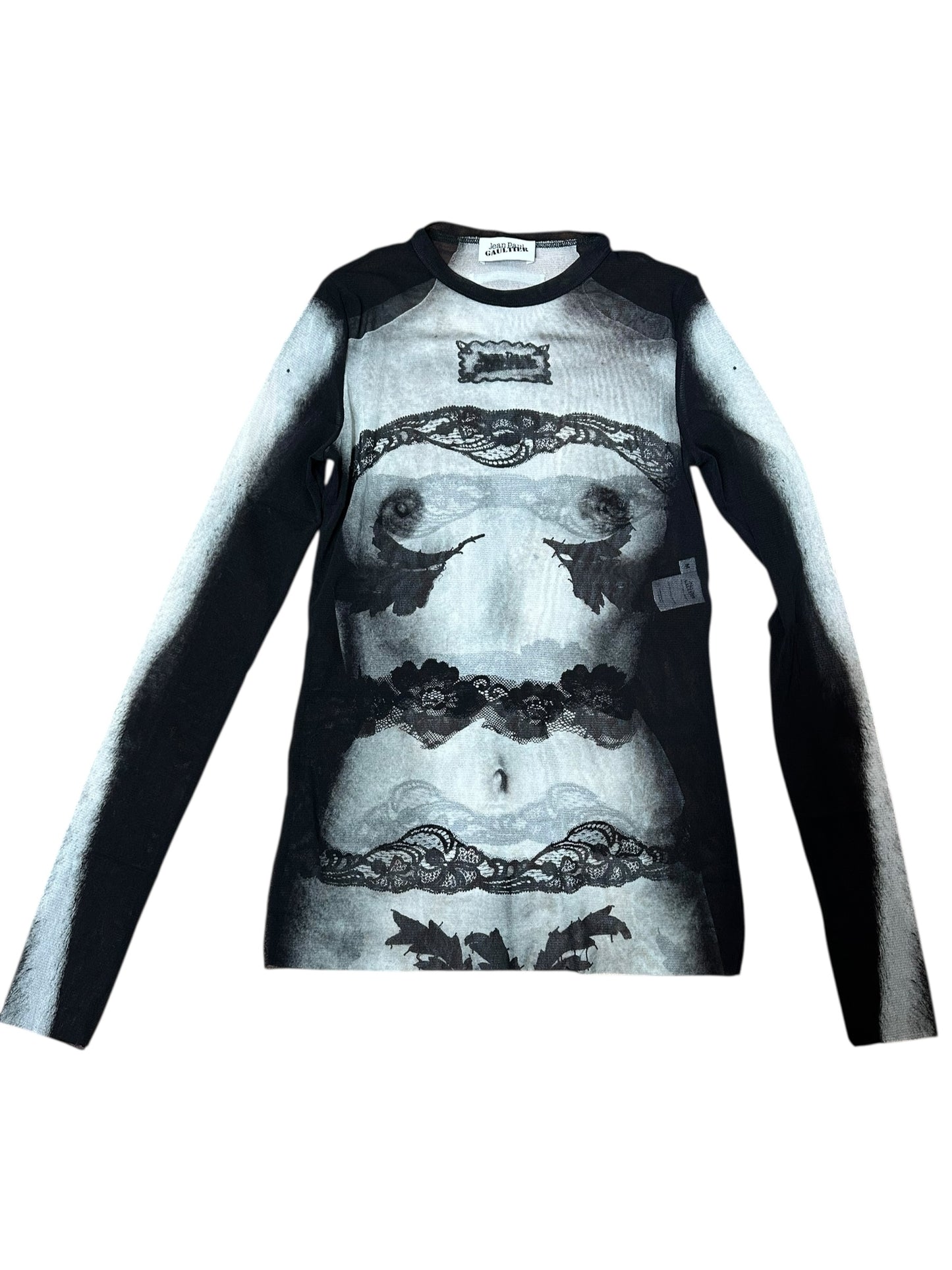 Jean Paul Gaultier top stampato (M)