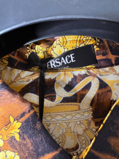 Camicia Versace seta Barocco Made in Italy - TG 48