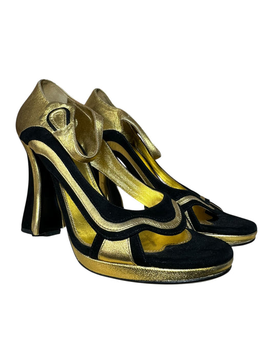 Prada sandalo in pelle vintage (38.5)
