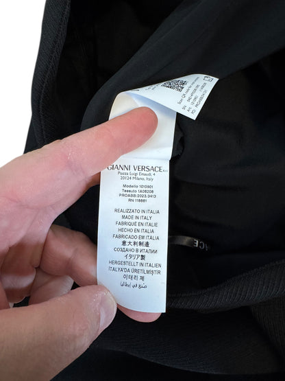 Versace gonna nera svasata