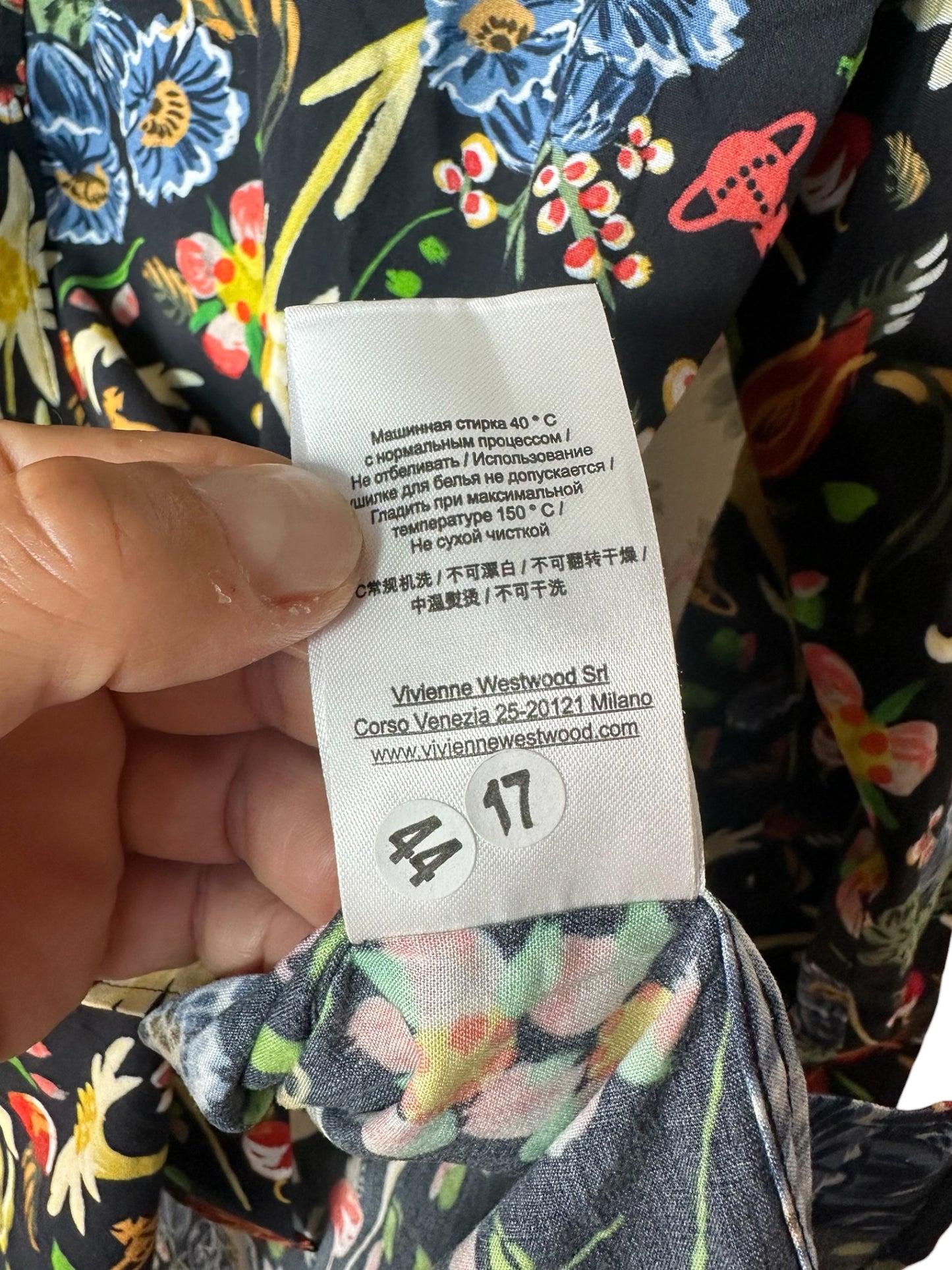 Vivienne Westwood camicia stampata (M)
