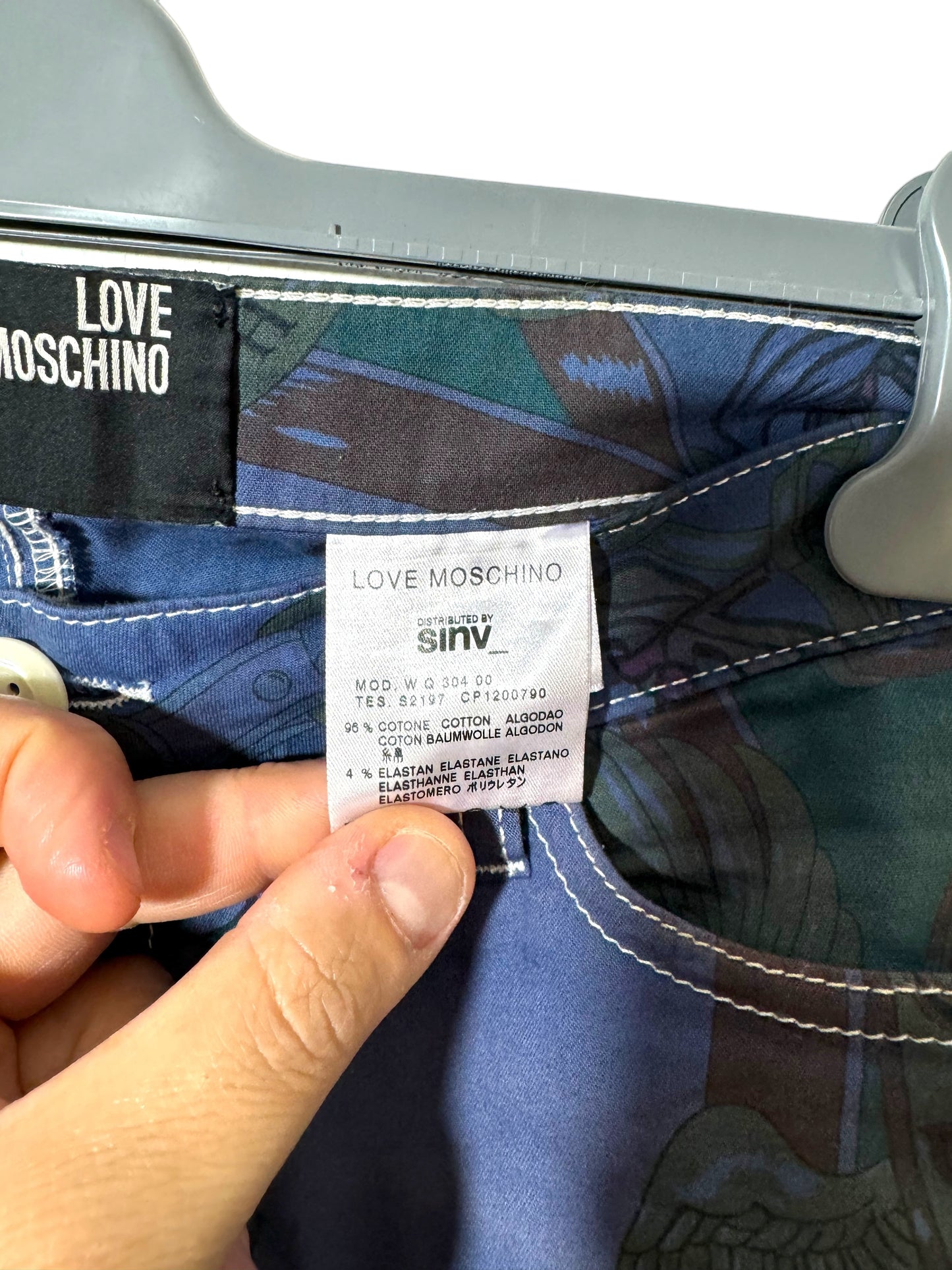 Love Moschino pantaloni in cotone
