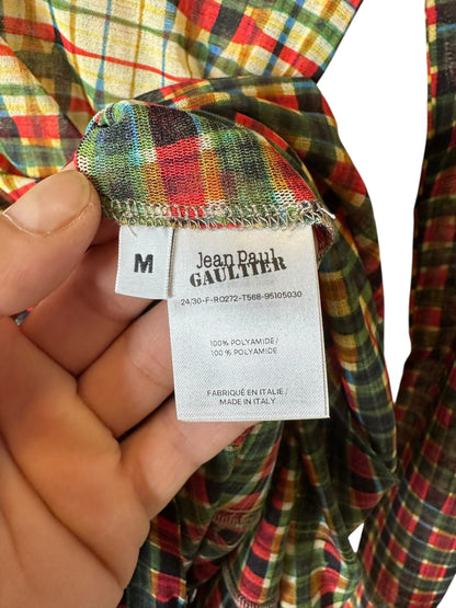 Jean Paul Gaultier maxi abito stampato (M)