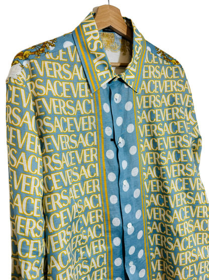 Versace camicia in lino (L)