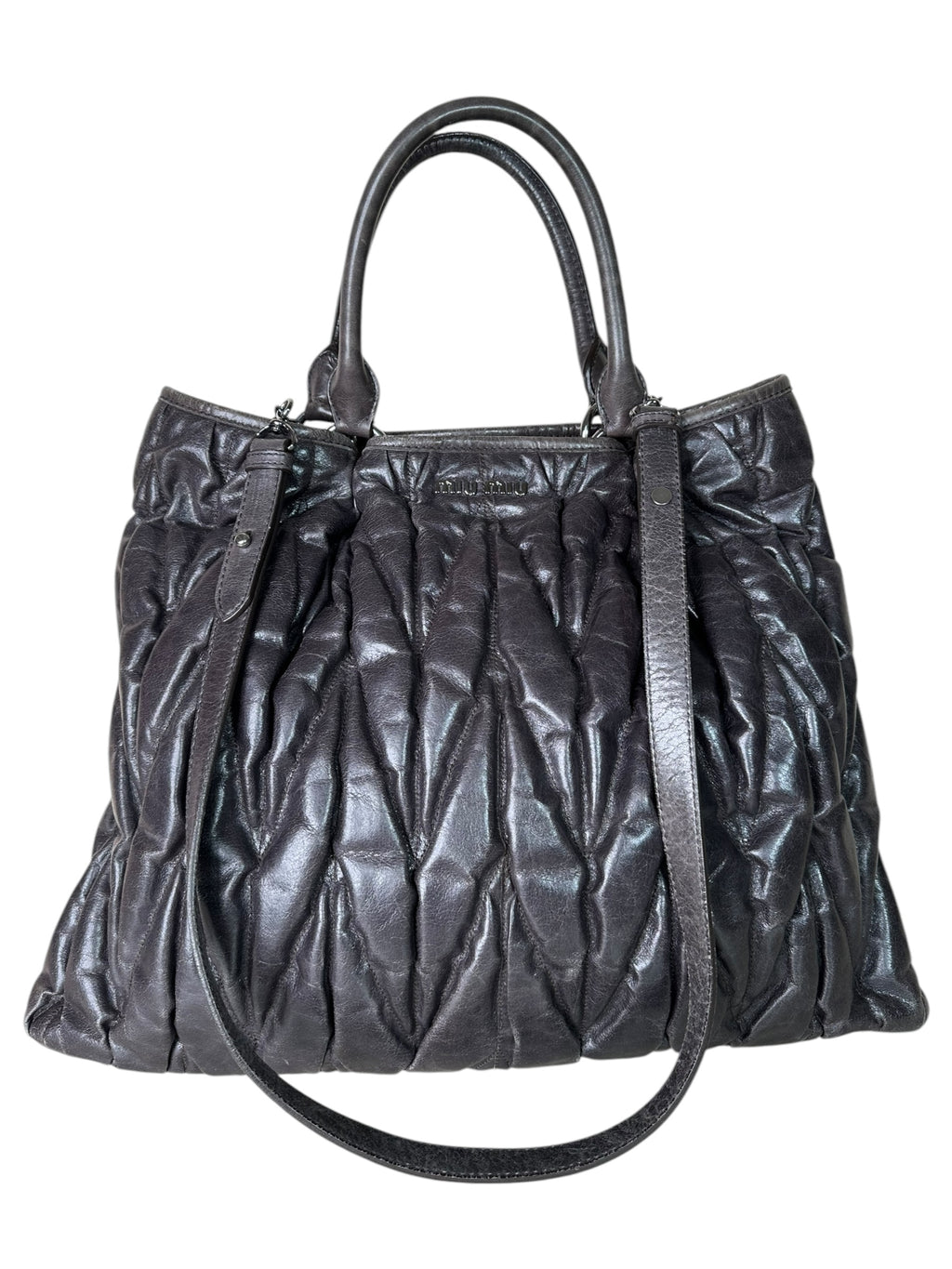 Miu Miu borsa in pelle matelassè — foto 15
