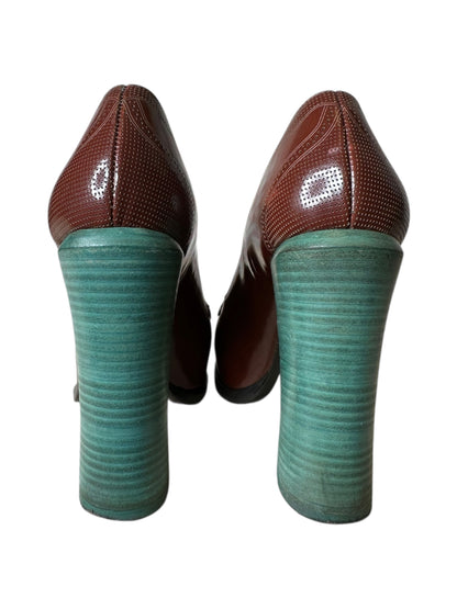 Fendi decolletè vintage in pelle (38)