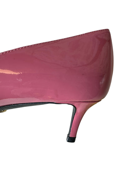 Prada decolletè in vernice rosa