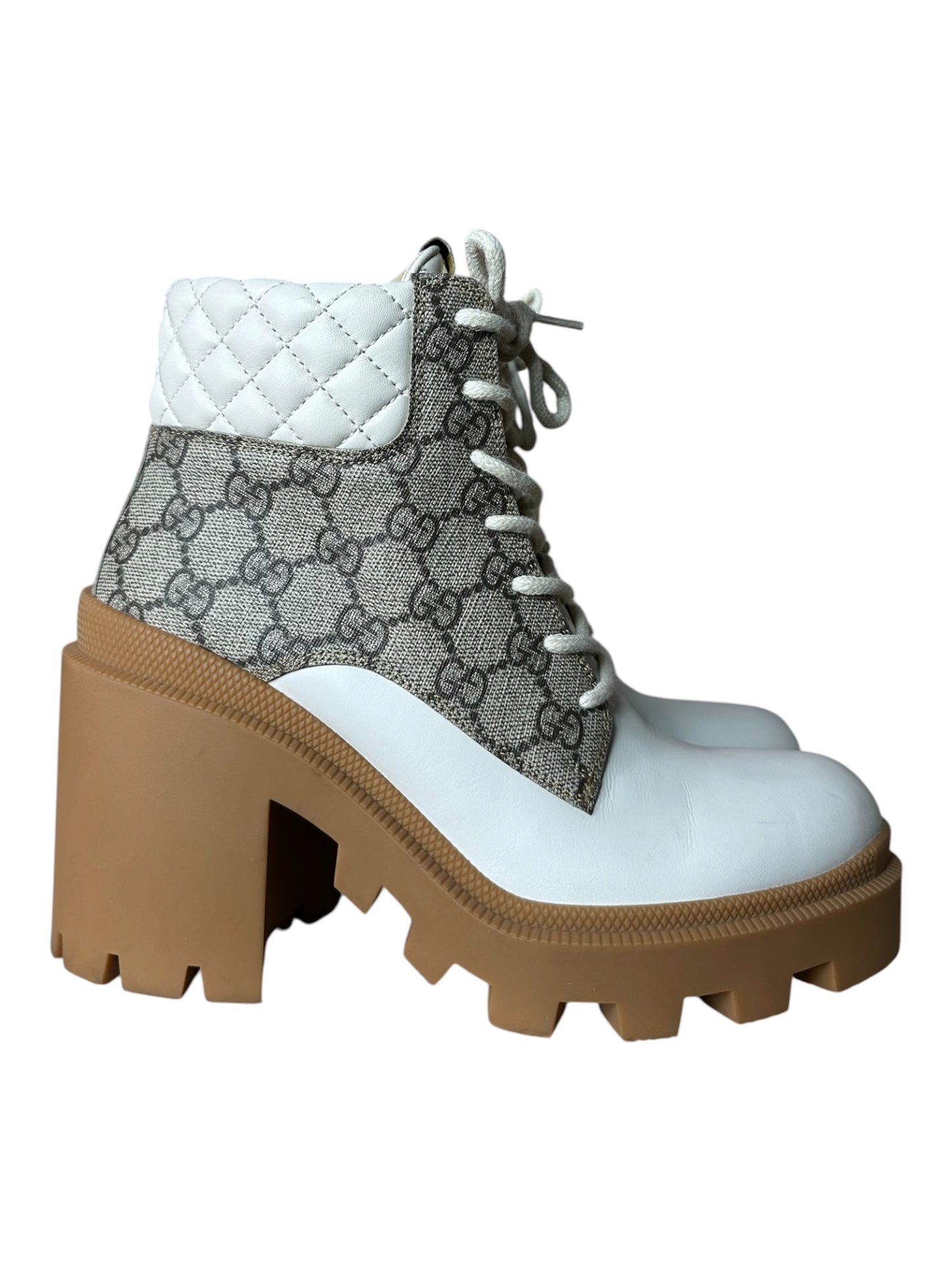 Gucci stivaletti in pelle GG — foto 7