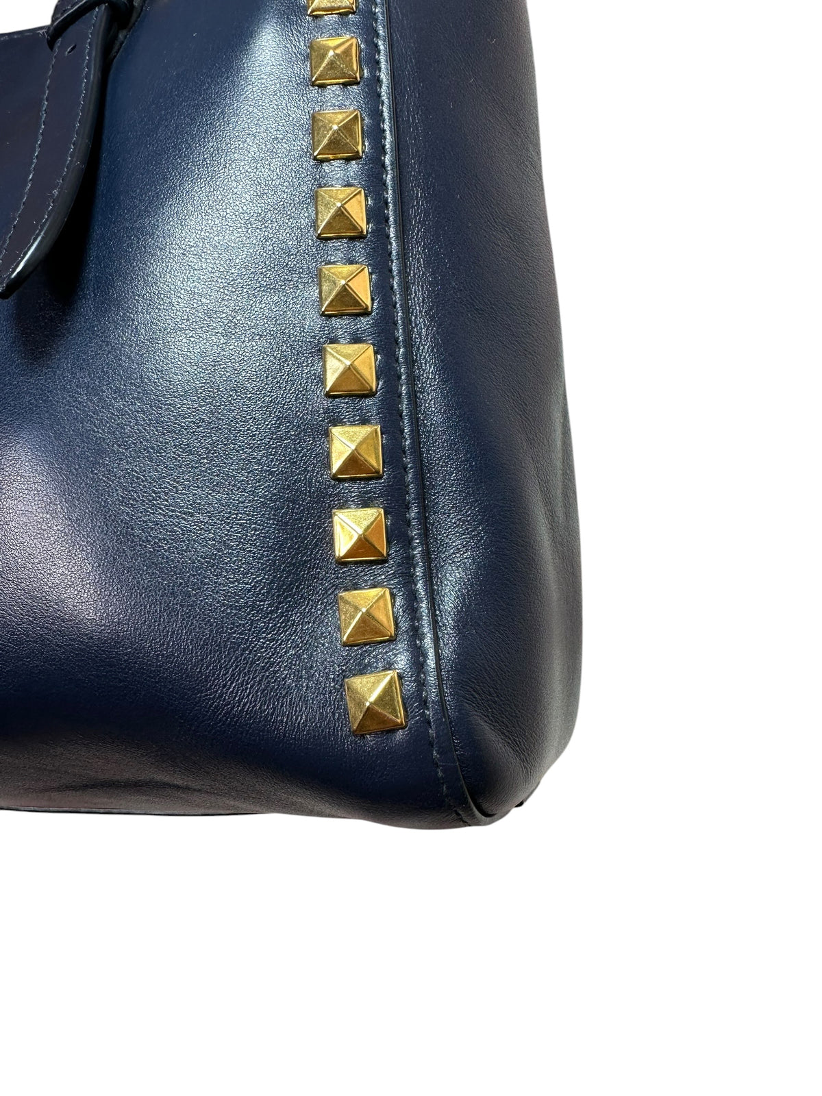 Miu Miu borsa in pelle con borchie