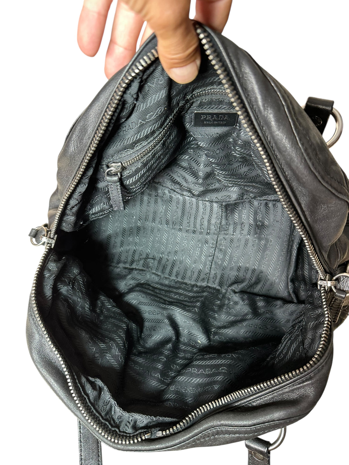 Prada borsa vintage in pelle — foto 16