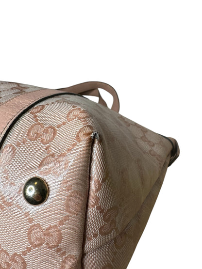Gucci borsa vintage in tela e pelle — foto 15
