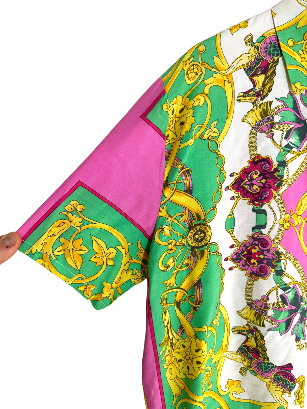 Camicia vintage con fantasia barocca — foto 6
