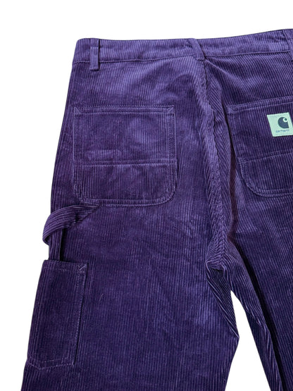 Pantaloni Carhartt Wip W’ Pierce Pant velluto viola taglia 24 — foto 7