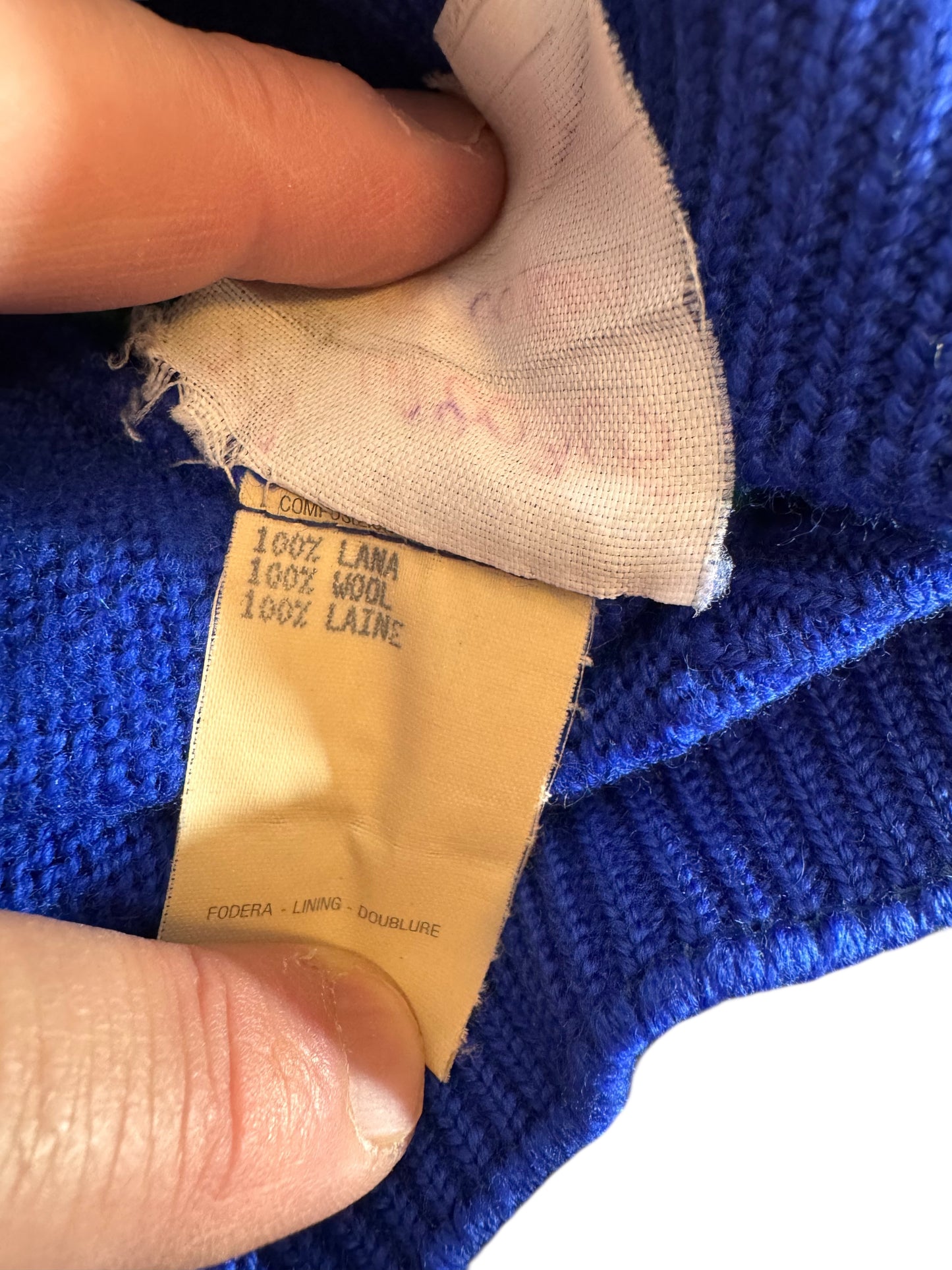 Maglione Gianni Versace vintage lana collo alto - IT 48
