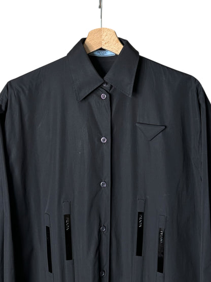 Prada camicia in cotone struttura — foto 6