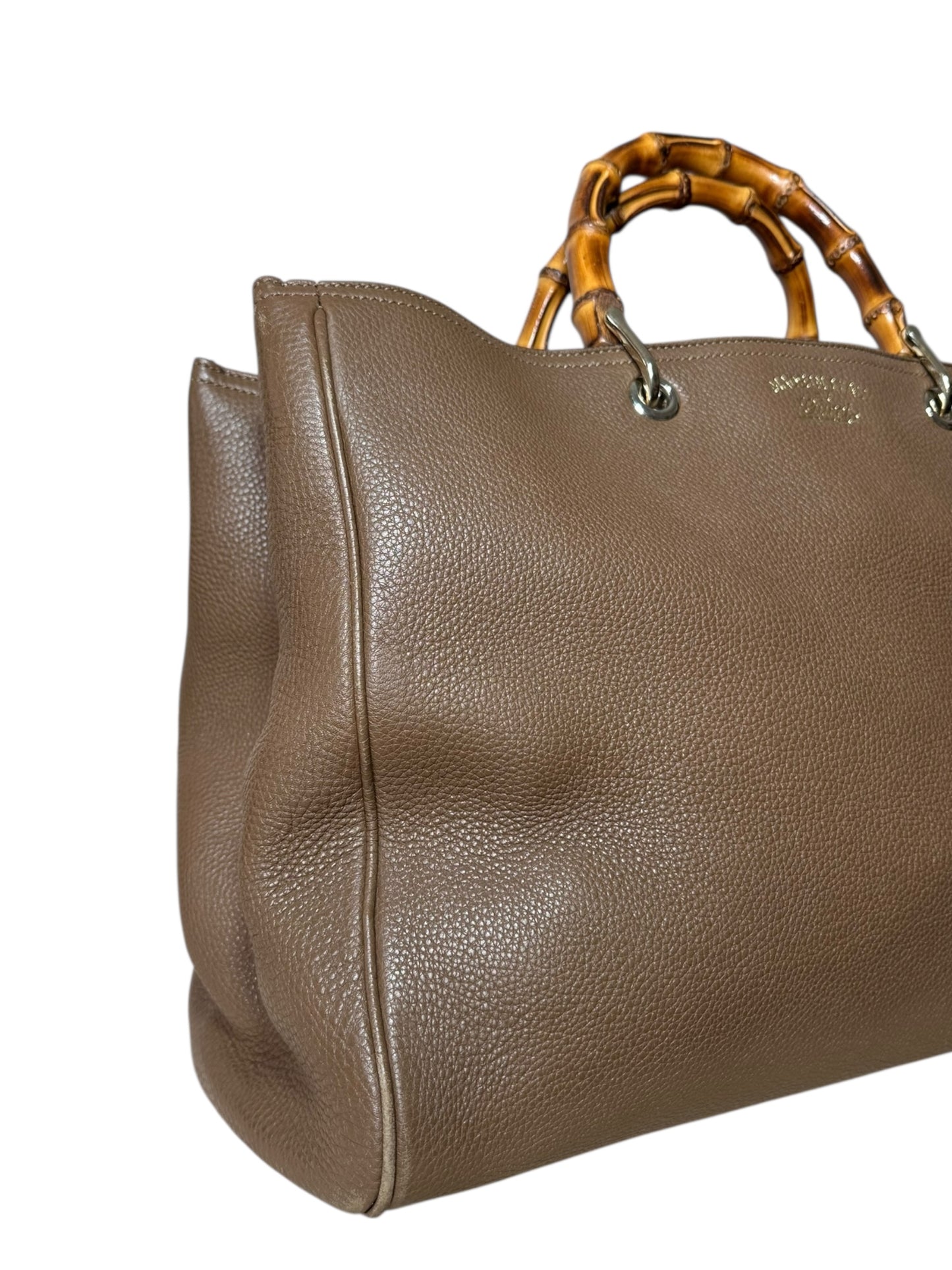Gucci borsa shopper bamboo