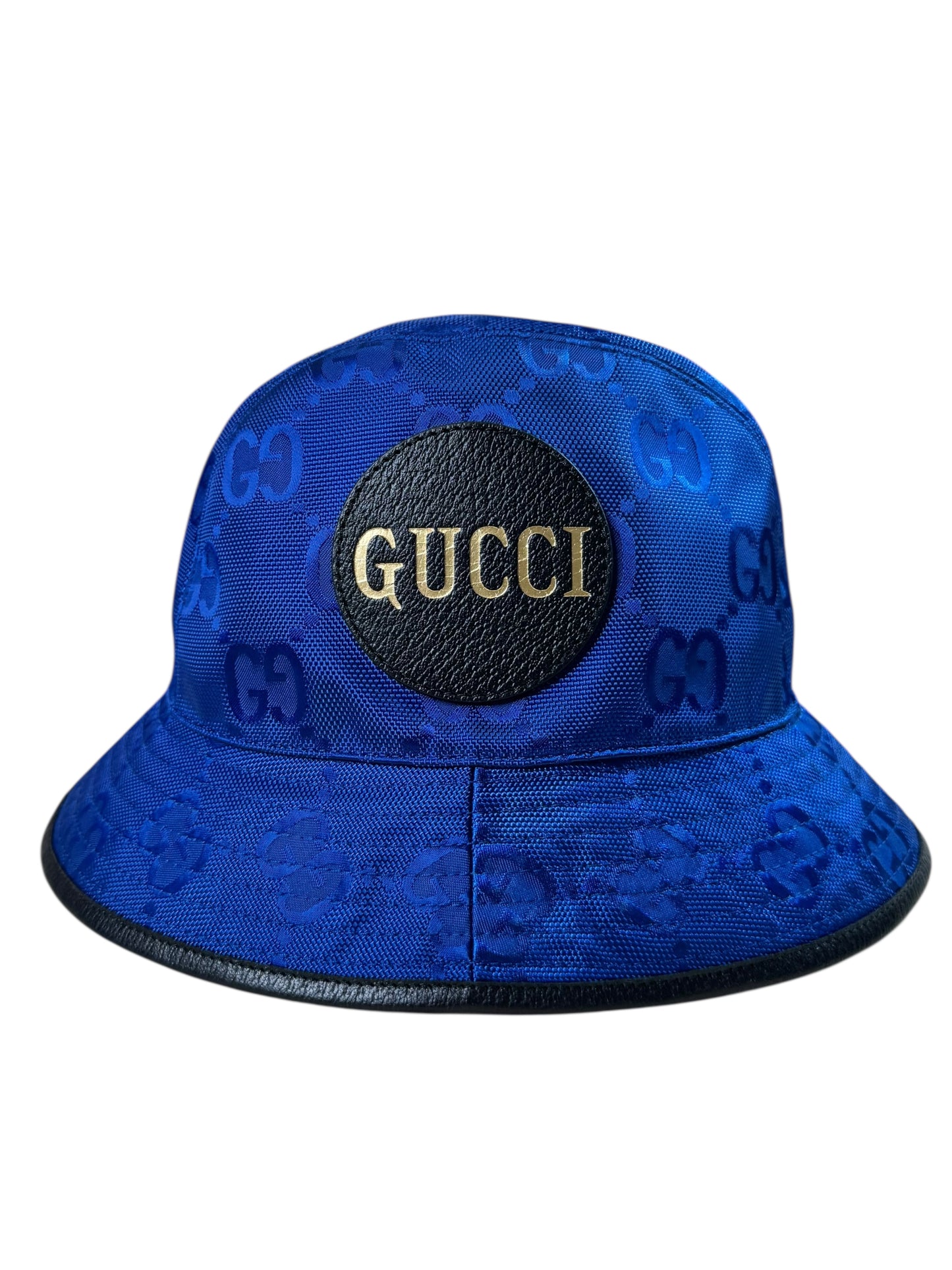 Gucci cappello bucket Off The Grid blu GG Jacquard taglia S 57 cm