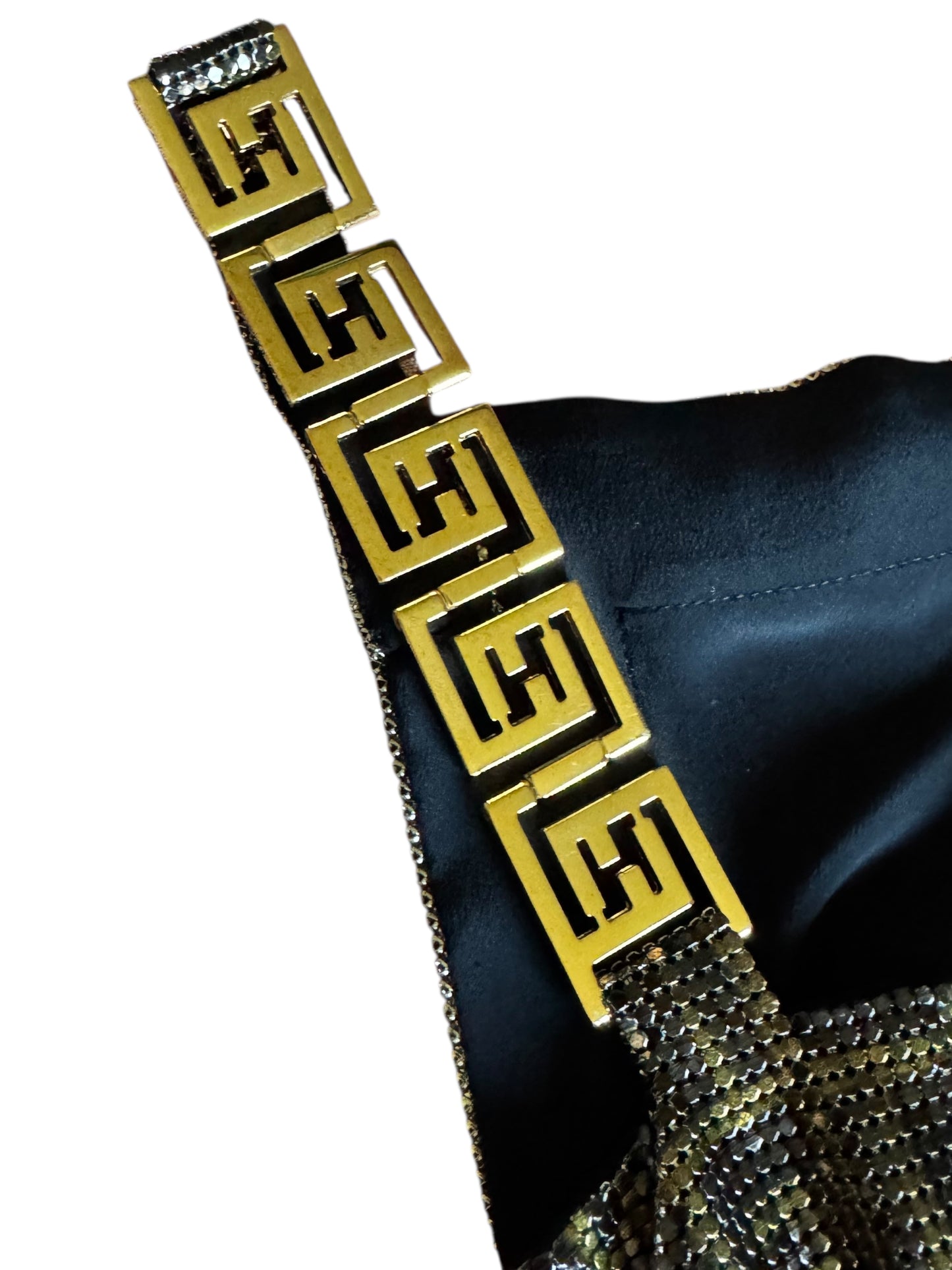 Fendace Top In Maglia Metallica Versace - Fendi