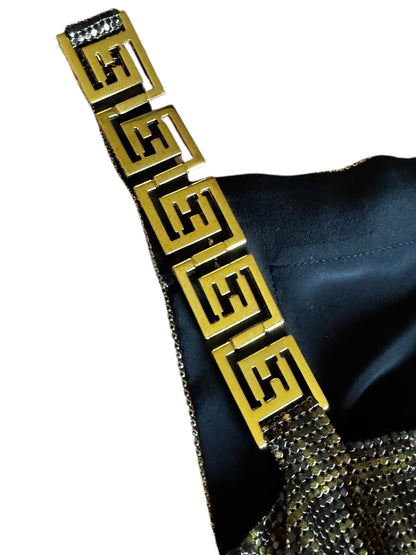 Fendace Top In Maglia Metallica Versace - Fendi