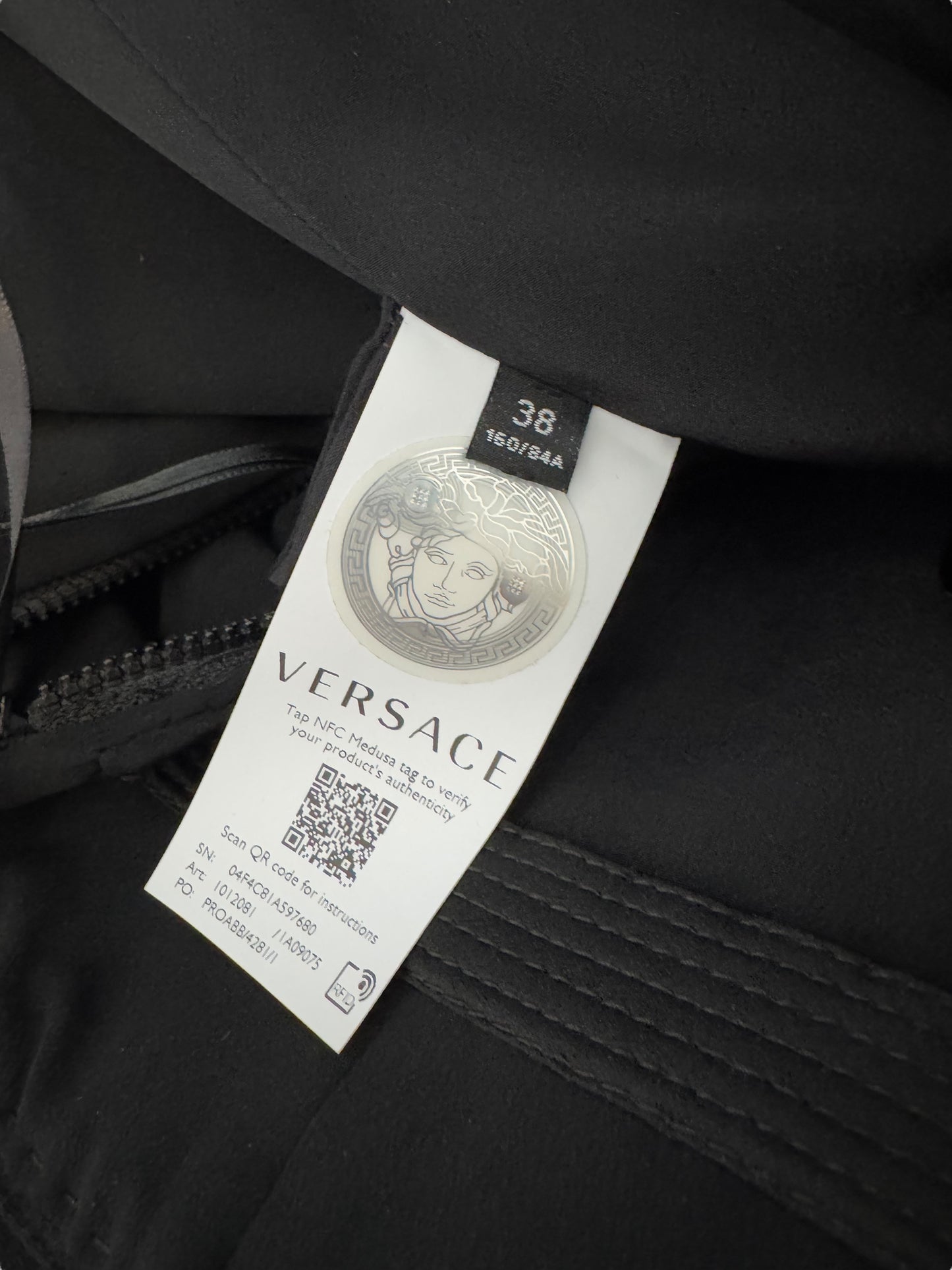 Versace Abito Medusa 95  Nuovo - Sfilata - Niovo con Cartellini - Taglia 38