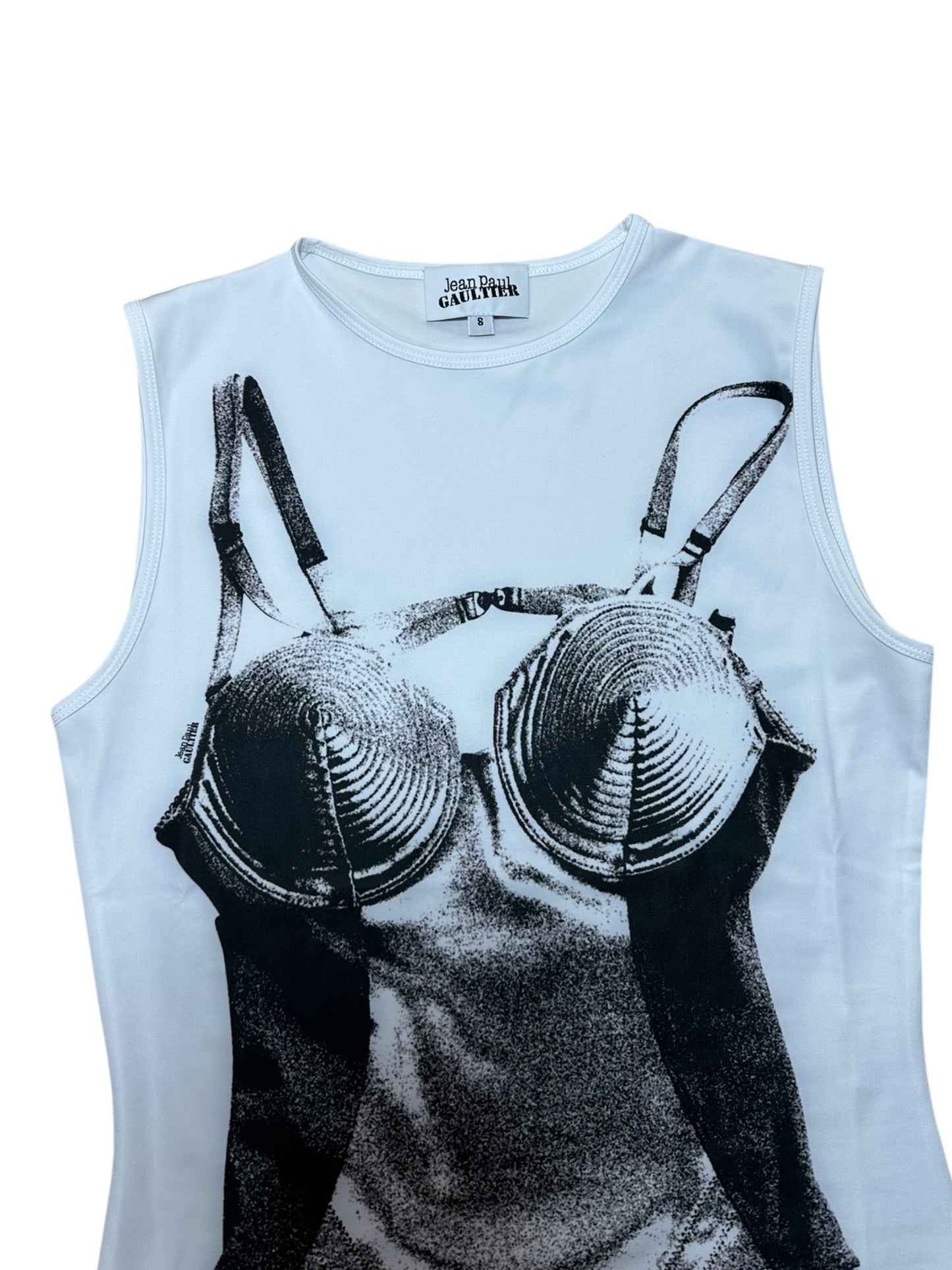 Jean Paul Gaultier body stampato (S)