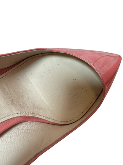 Prada decolletè in vernice rosa