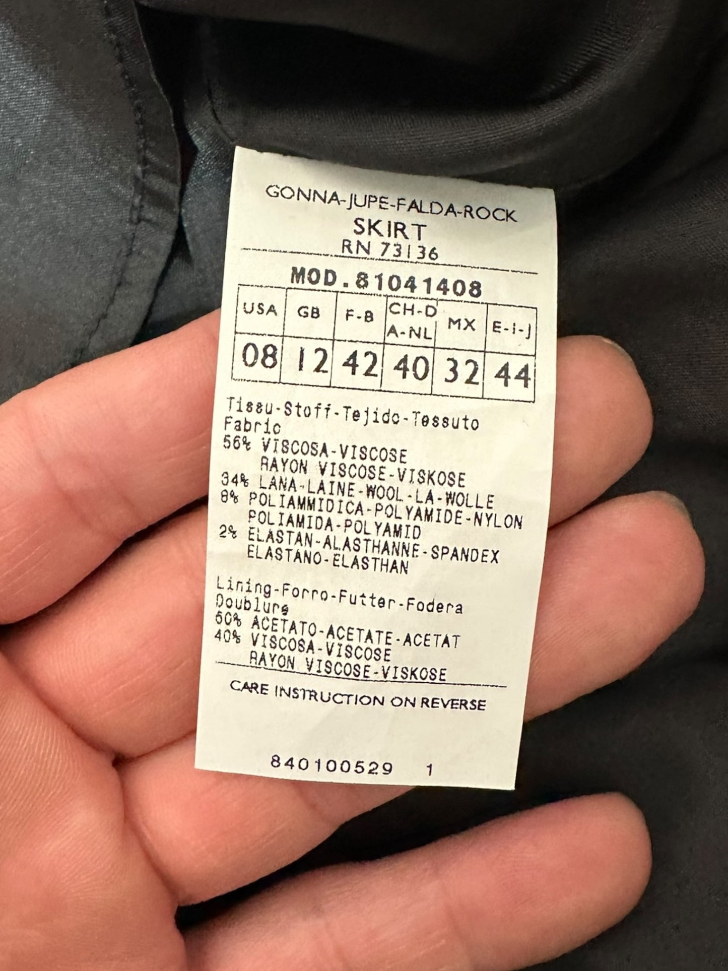 Max&co mini gonna a pieghe (L)