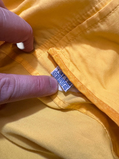 Giacca Valentino Sport gialla uomo vintage Made in Italy 100% cotone