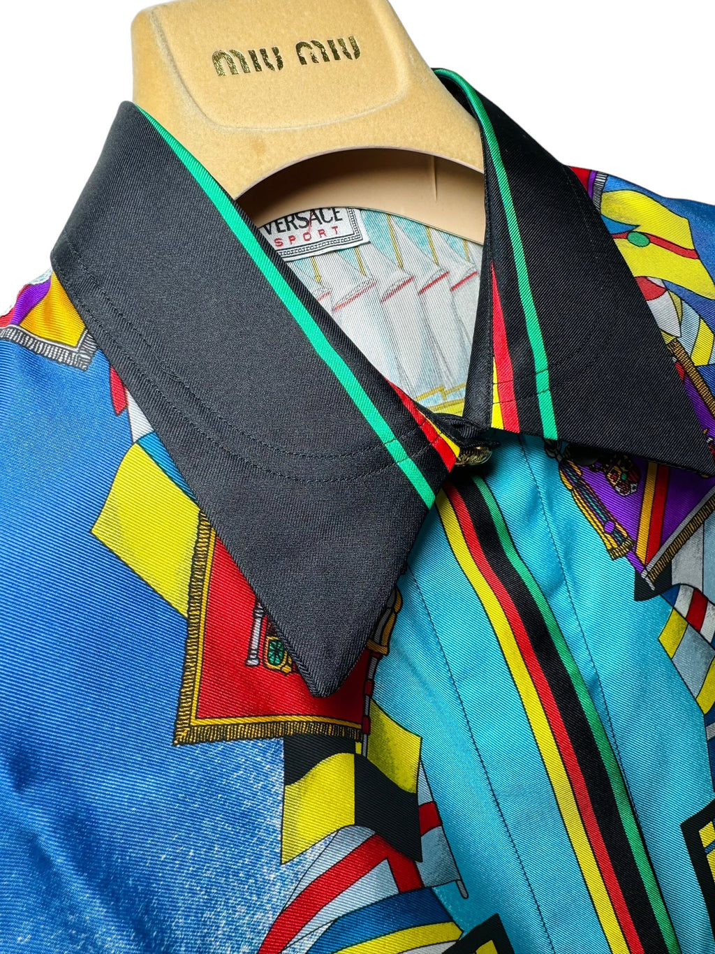 Versace sport camicia vintage in seta — foto 4